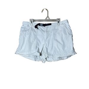 Vintage Periscope Y2K Buckle Waist Shorts‎ Cream Colored Shorts Size 9